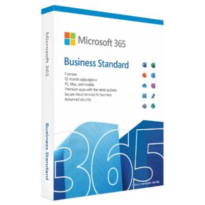 Microsoft 365 Business Standard - 1 User, 1 Year | PC & Mac