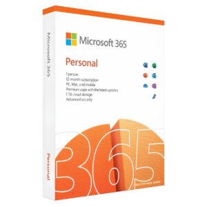 Microsoft Office 365 Personal subscription interface on PC and Mac